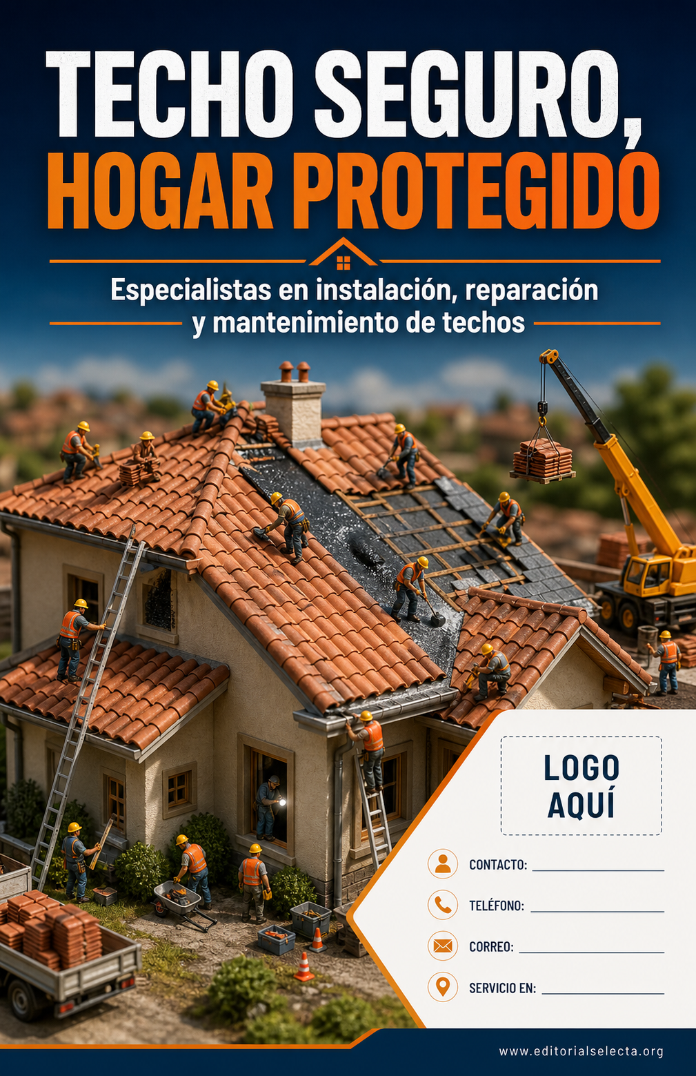 Flyer Media Carta · Roferos / Techeros (Frente)