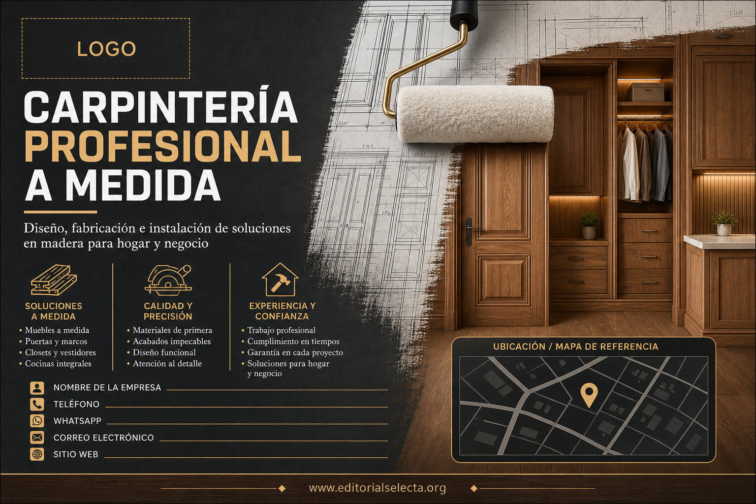 Yard Sign · Carpinteros (Frente) 2