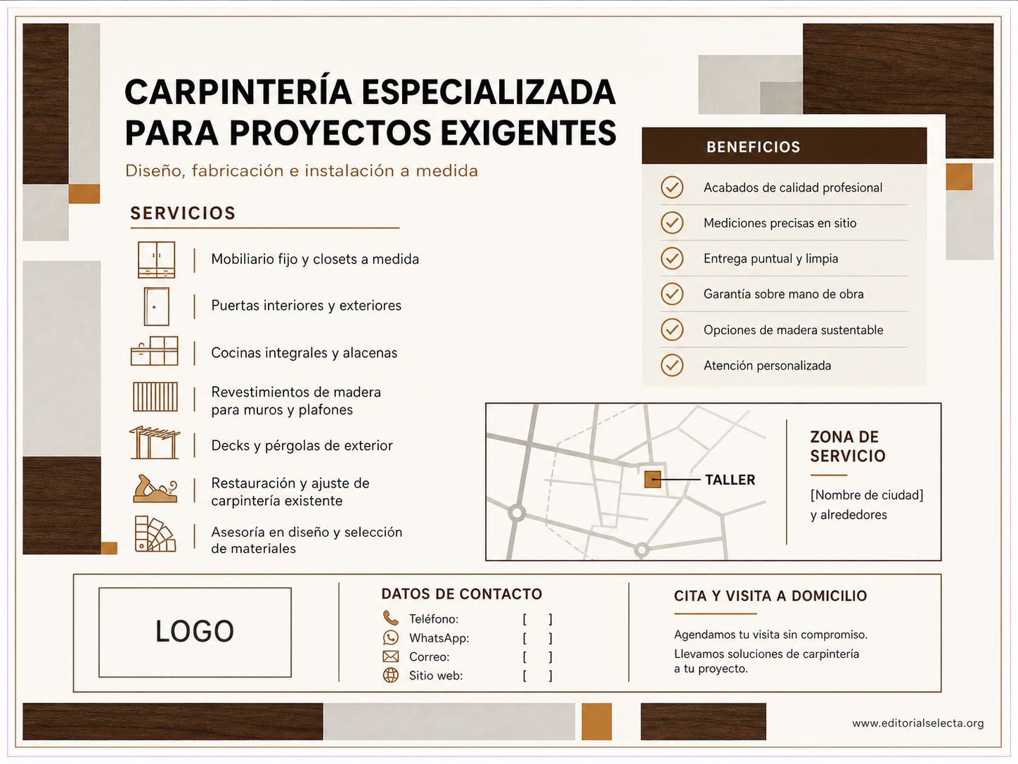 Yard Sign · Carpinteros (Frente) 2