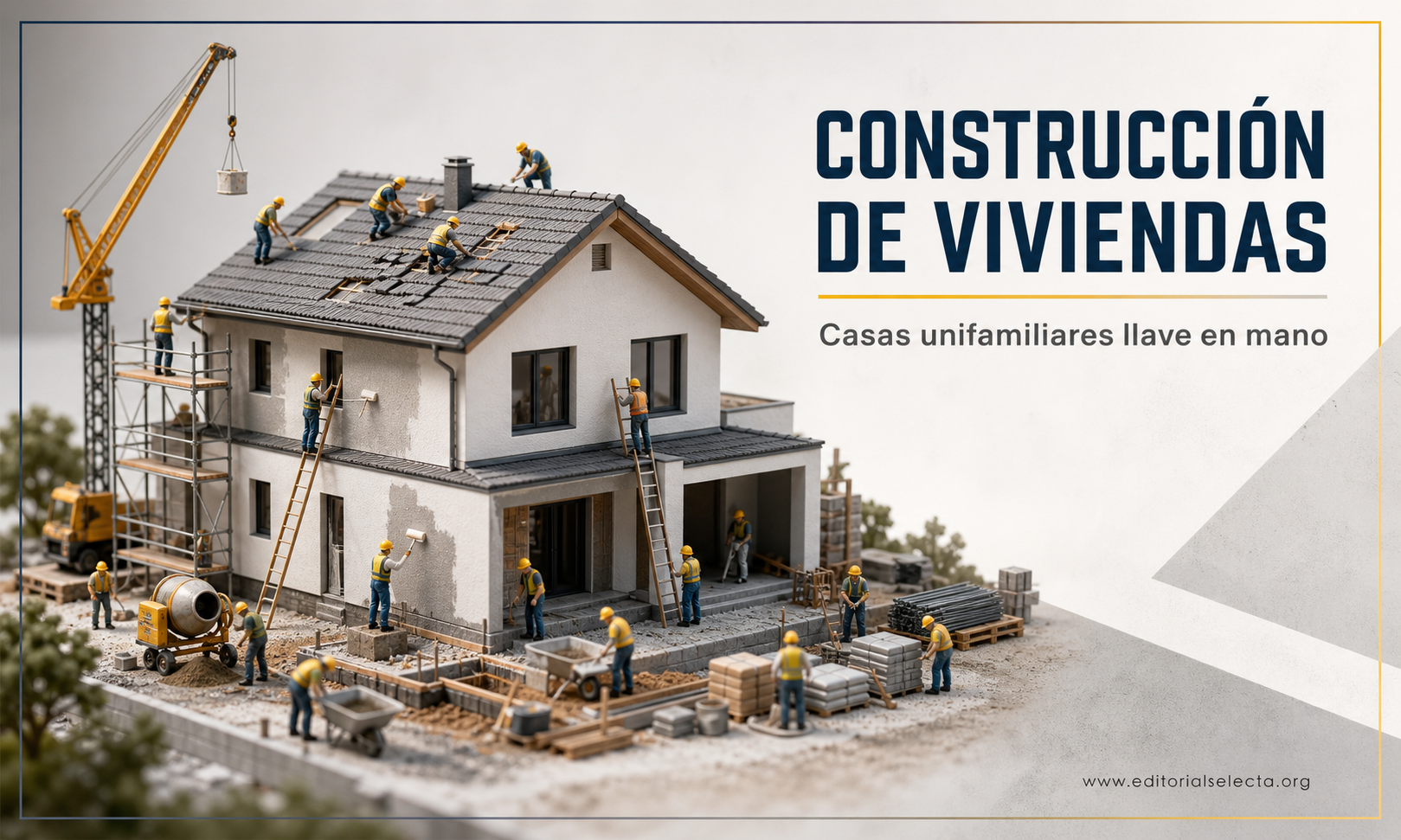 Tarjeta de Presentación Estándar · Residencial: Construcción de viviendas, casas unifamiliares, (Frente)