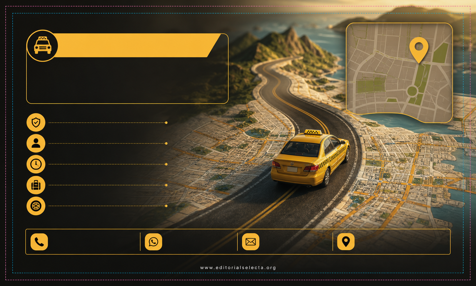 Tarjeta de Presentación Estándar · Taxista (Frente) 2