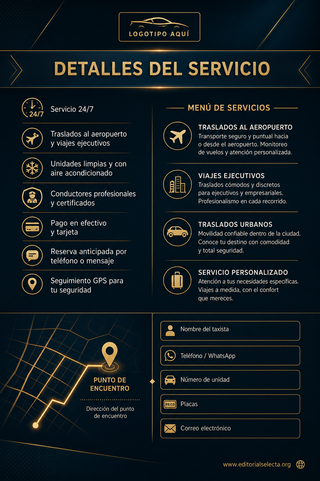 Flyer Media Carta · Taxista (Frente) 2