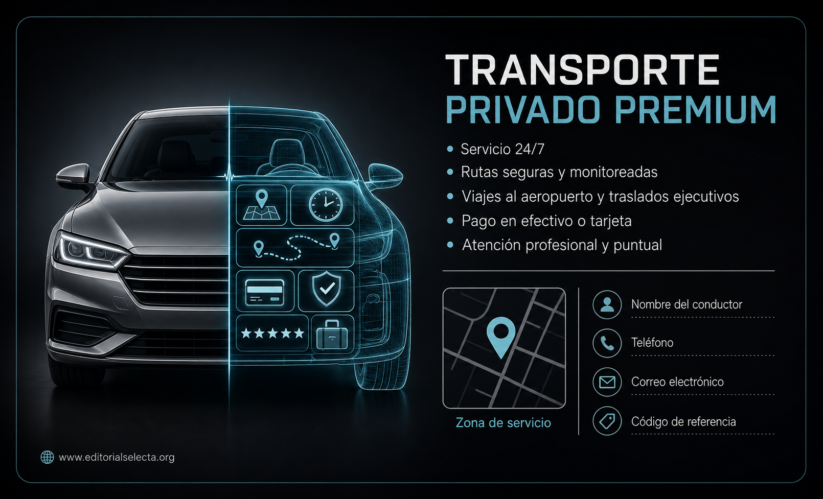 Tarjeta de Presentación Estándar · Uber (Frente) 2