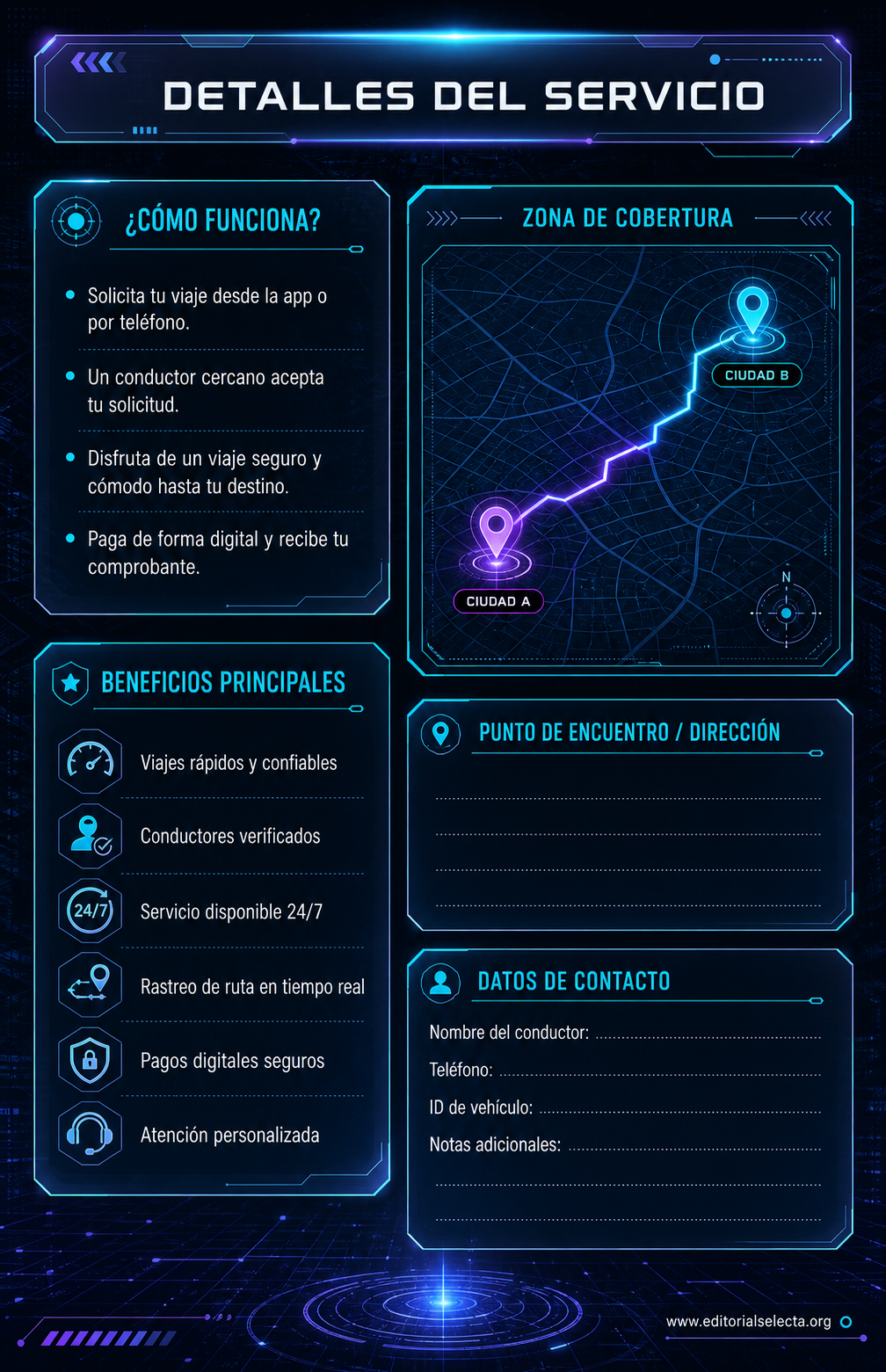 Flyer Media Carta · Uber (Reverso)