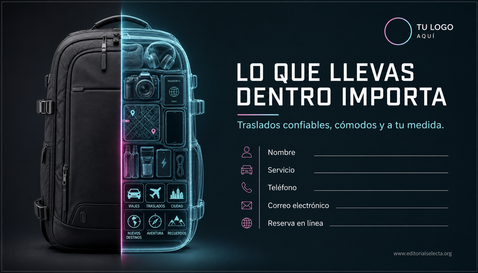 Tarjeta de Presentación Estándar · Lyft (Frente)