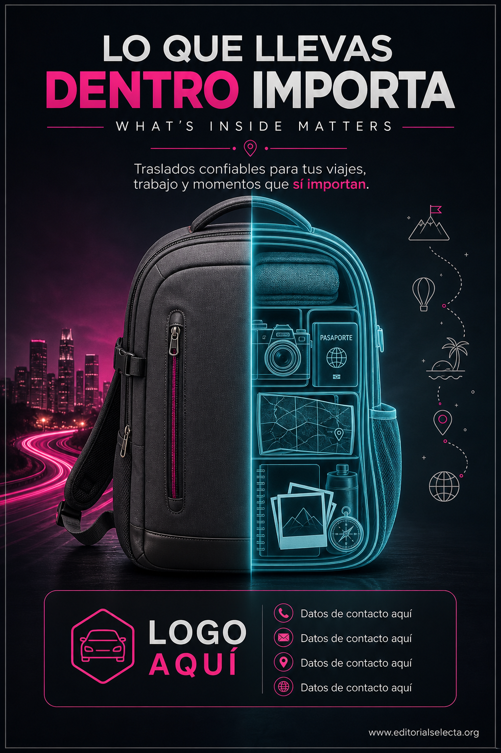 Flyer Media Carta · Lyft (Frente)