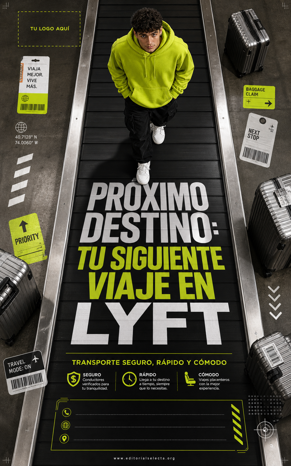 Flyer Media Carta · Lyft (Frente)