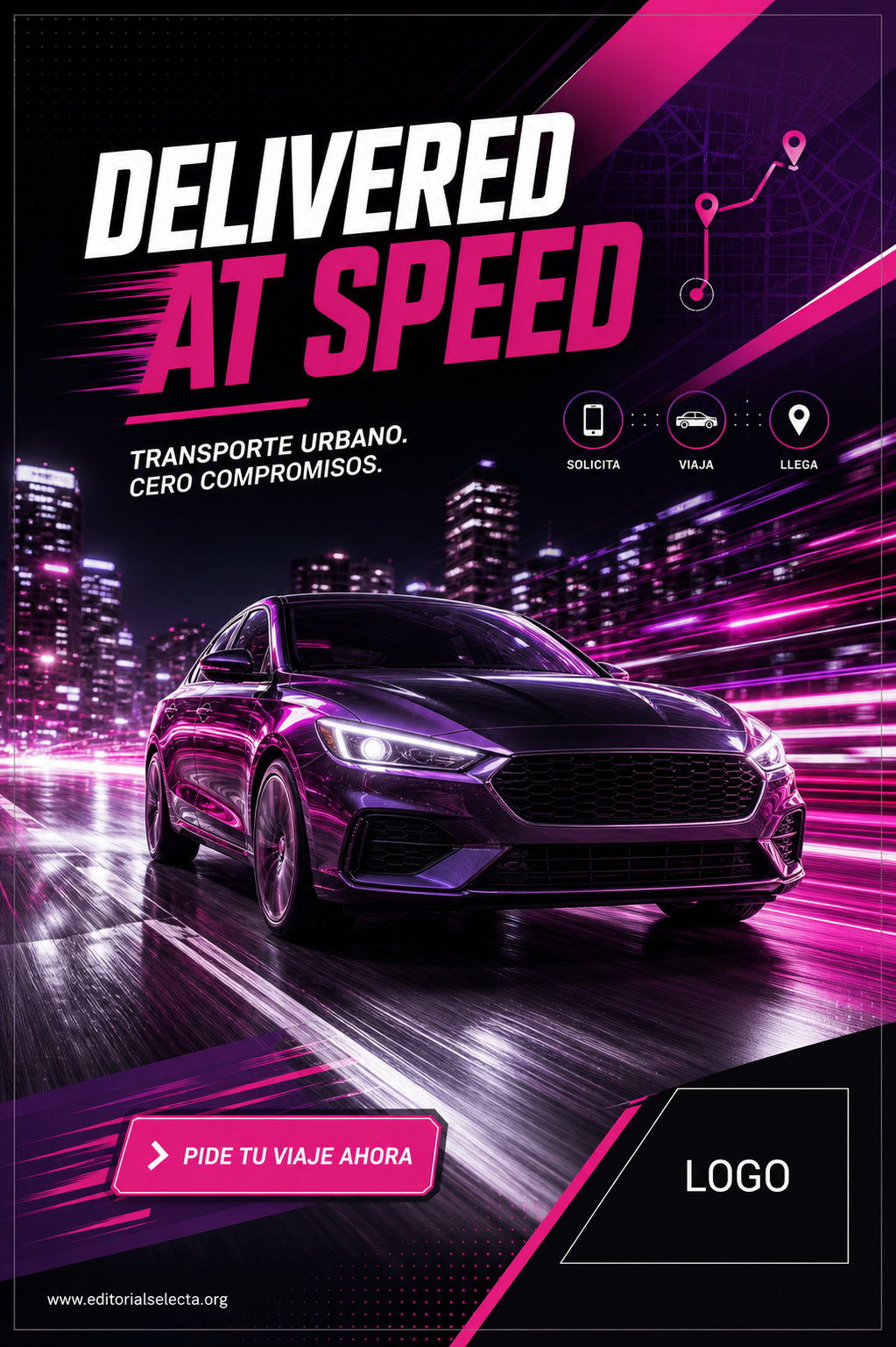 Flyer Media Carta · Lyft (Frente)