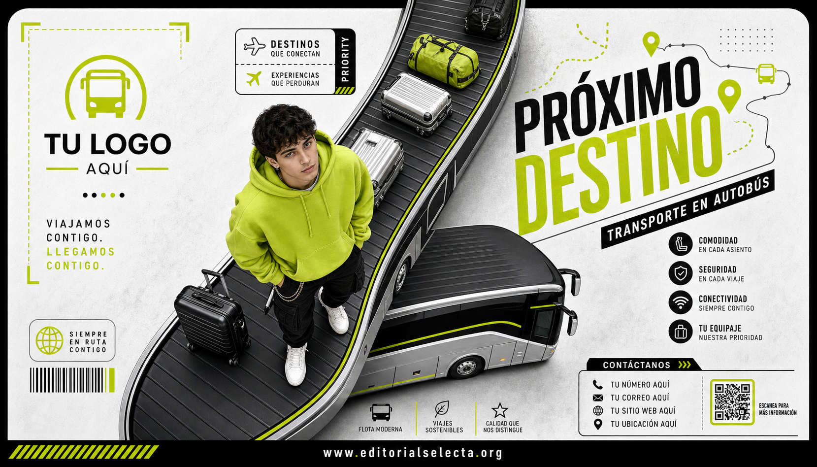 Tarjeta de Presentación Estándar · Bus (Frente)