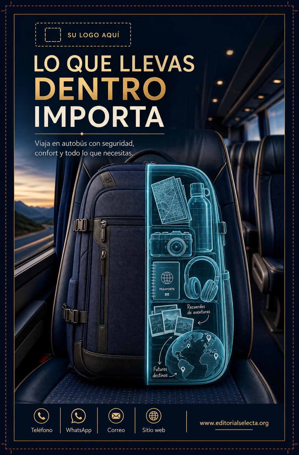 Flyer Media Carta · Bus (Frente)