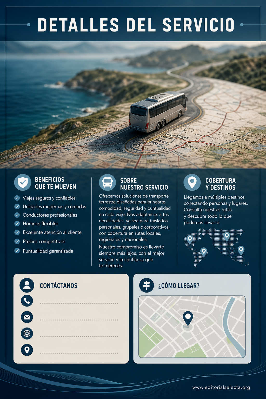 Flyer Media Carta · Bus (Reverso)