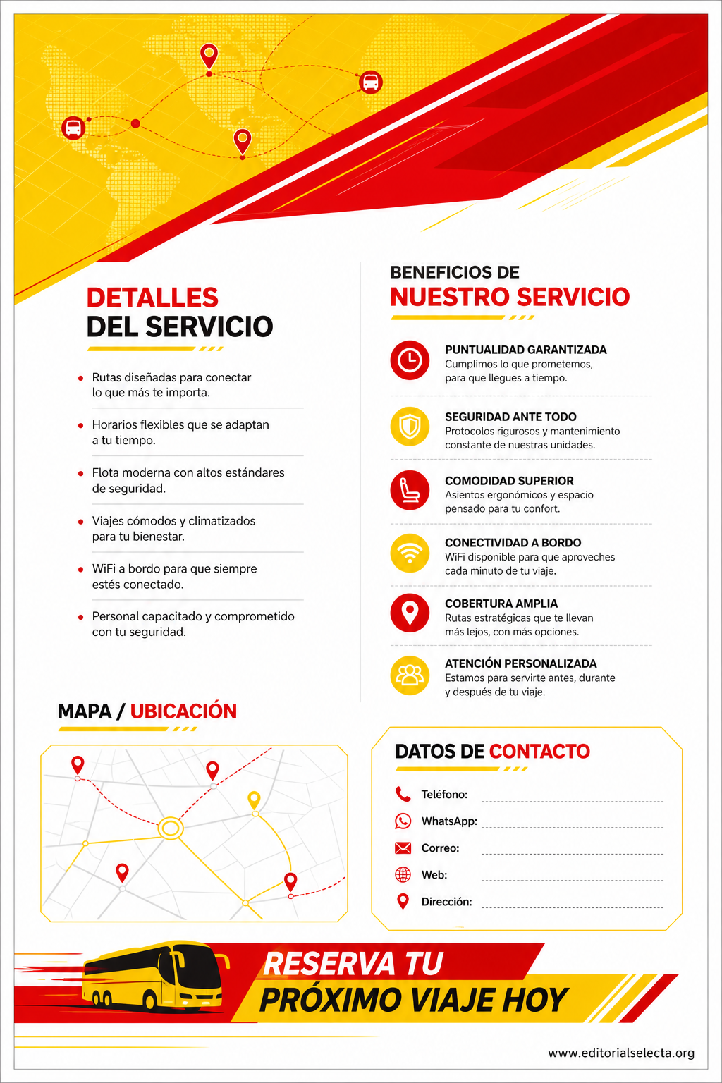 Flyer Media Carta · Bus (Reverso)
