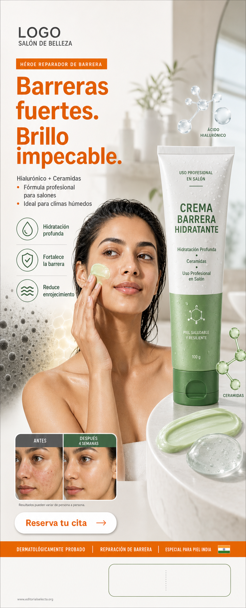 Banner Retráctil (Roll-Up) · Salones de belleza