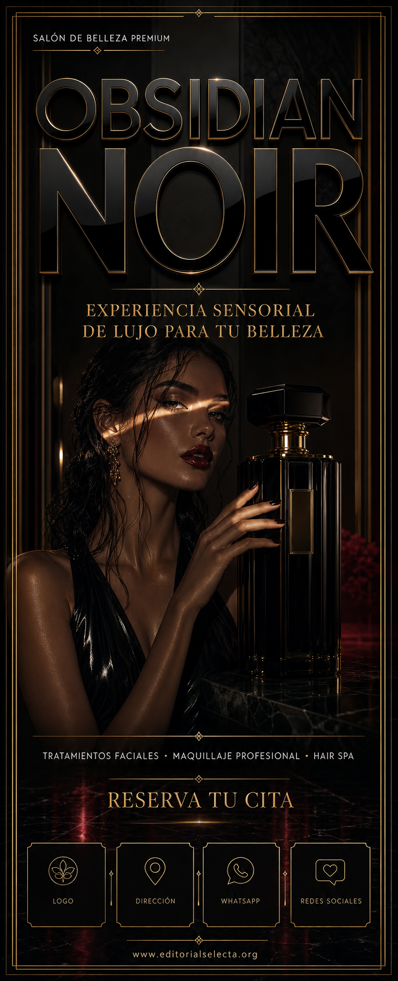 Banner Retráctil (Roll-Up) · Salones de belleza