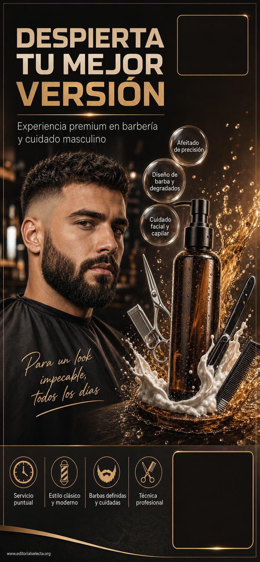 Banner Retráctil (Roll-Up) · Barberías
