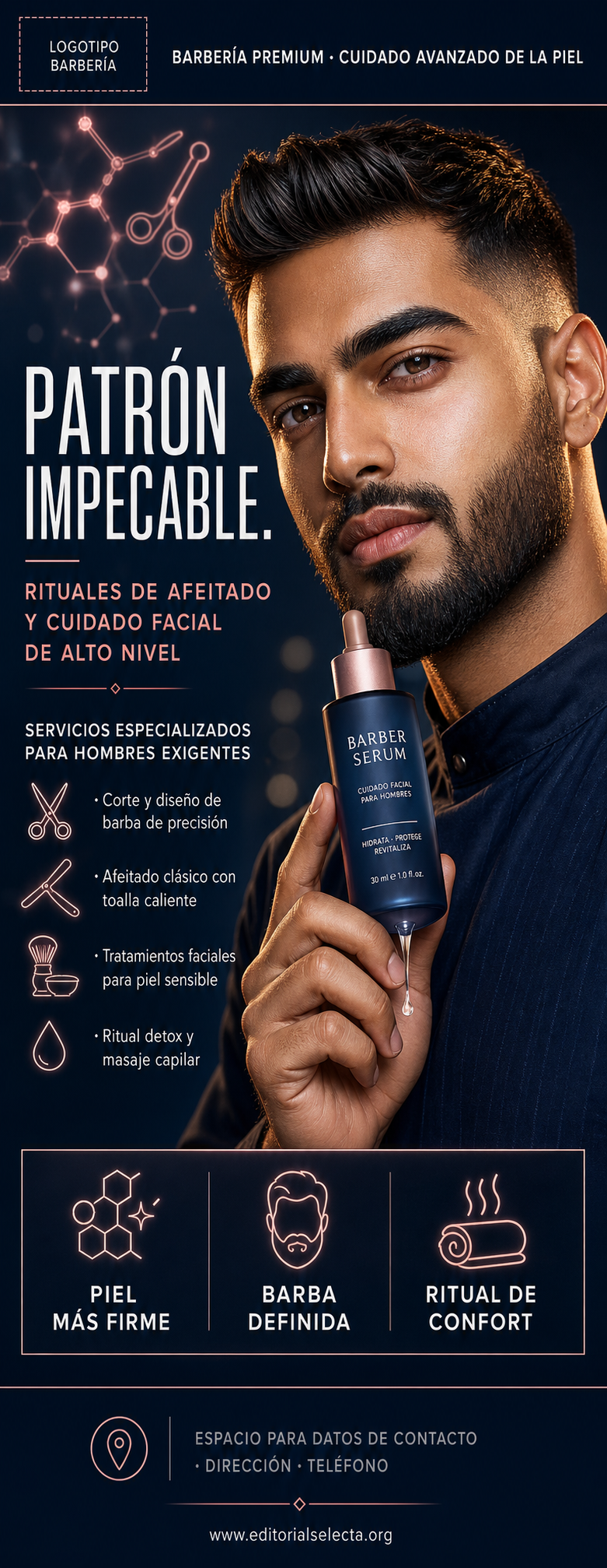 Banner Retráctil (Roll-Up) · Barberías