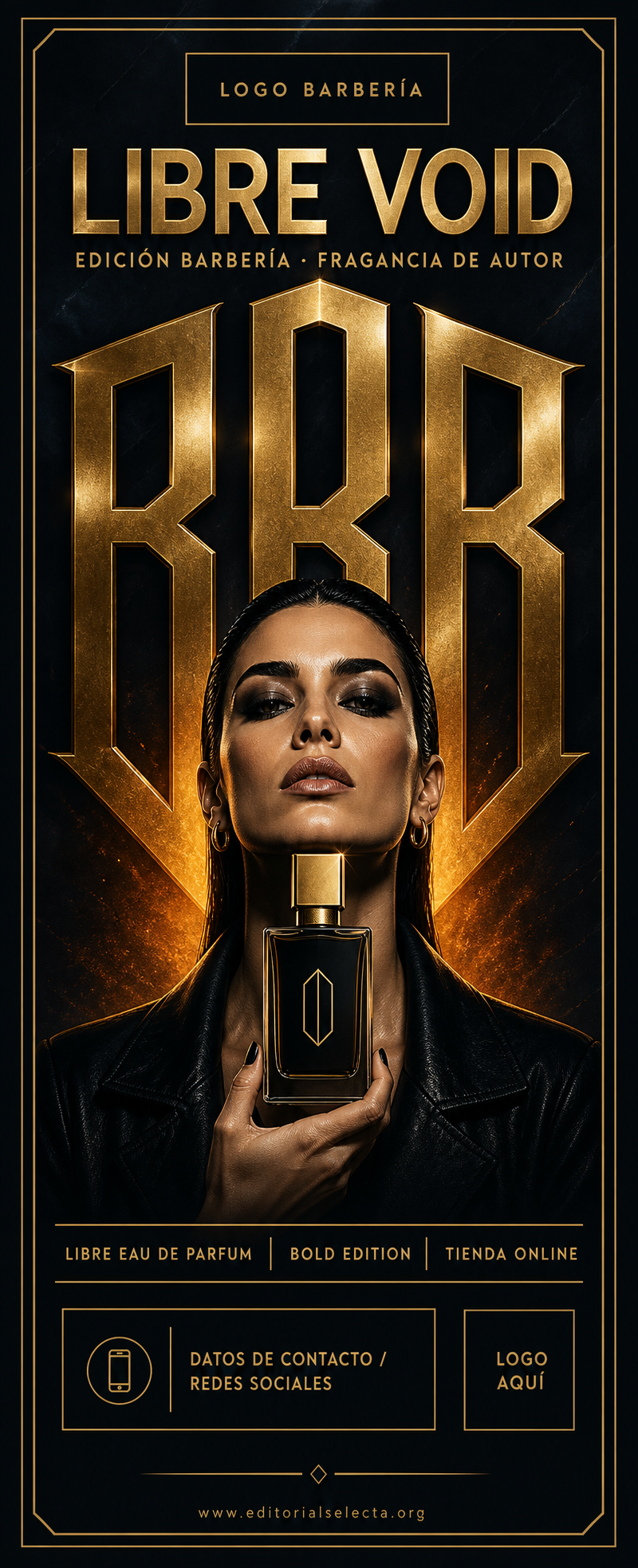 Banner Retráctil (Roll-Up) · Barberías
