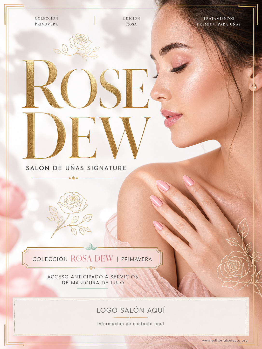 Póster · Salón de uñas
