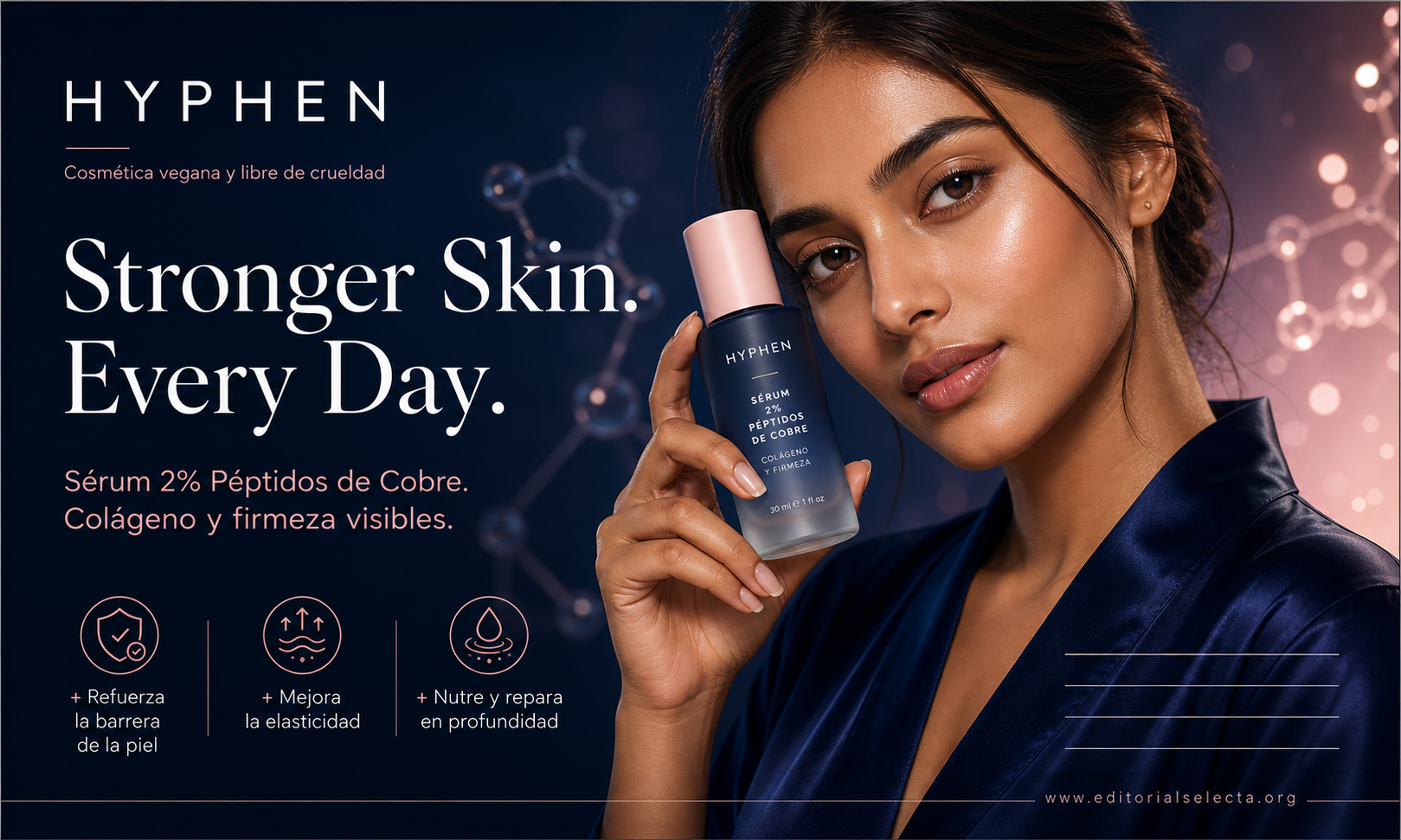 Tarjeta de Presentación Estándar · Cosmética Vegana y Cruelty-Free: Marcas que garantizan la no (Frente)