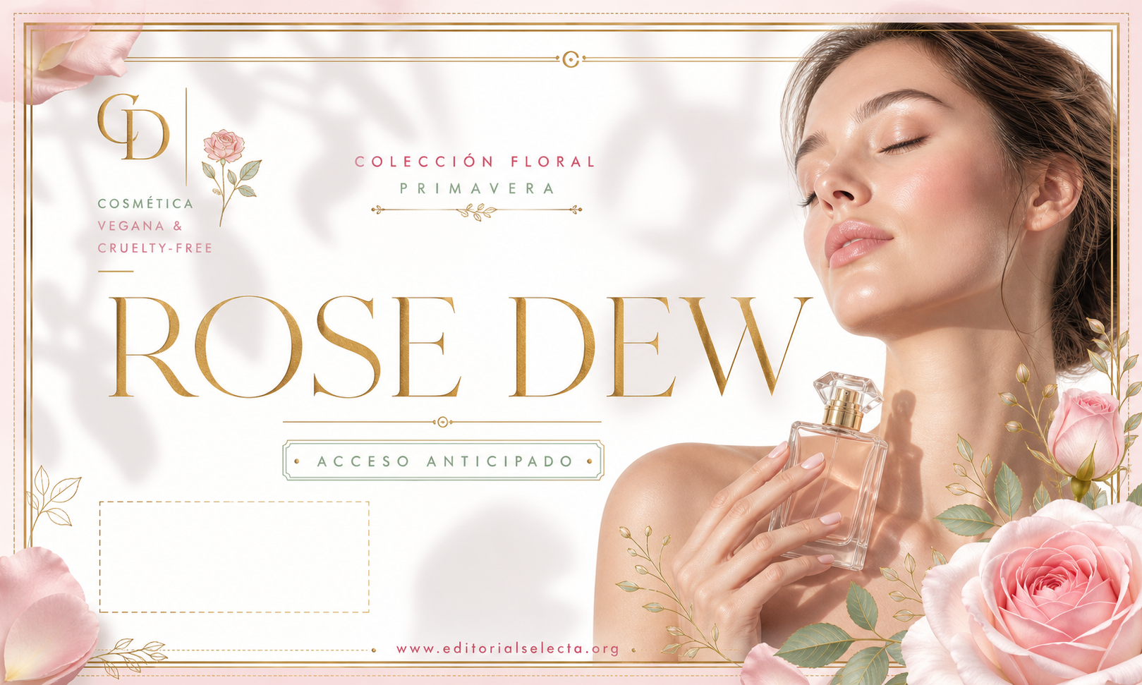 Tarjeta de Presentación Estándar · Cosmética Vegana y Cruelty-Free: Marcas que garantizan la no (Frente)