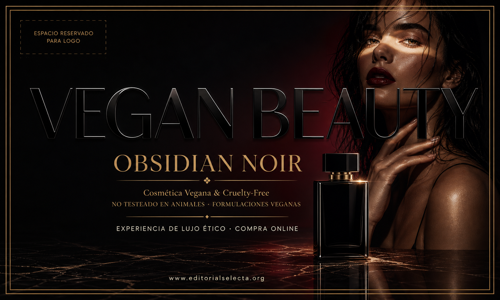 Tarjeta de Presentación Estándar · Cosmética Vegana y Cruelty-Free: Marcas que garantizan la no (Frente)