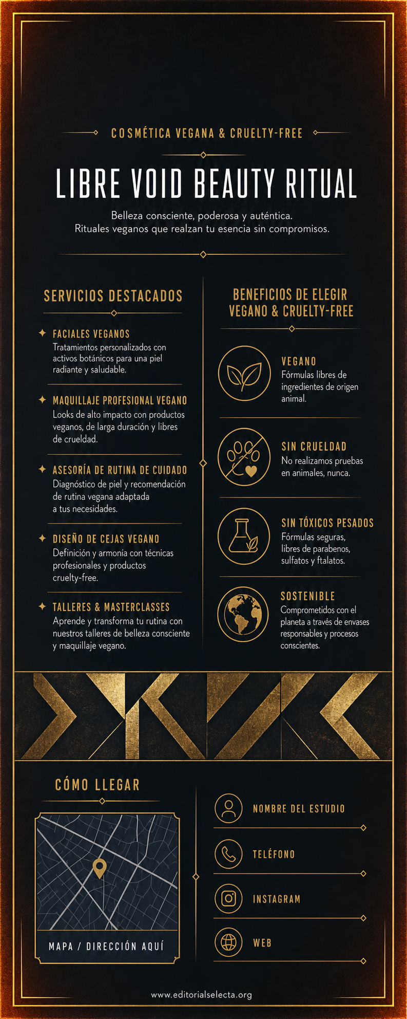 Door Hanger · Cosmética Vegana y Cruelty-Free: Marcas que garantizan la no (Reverso)