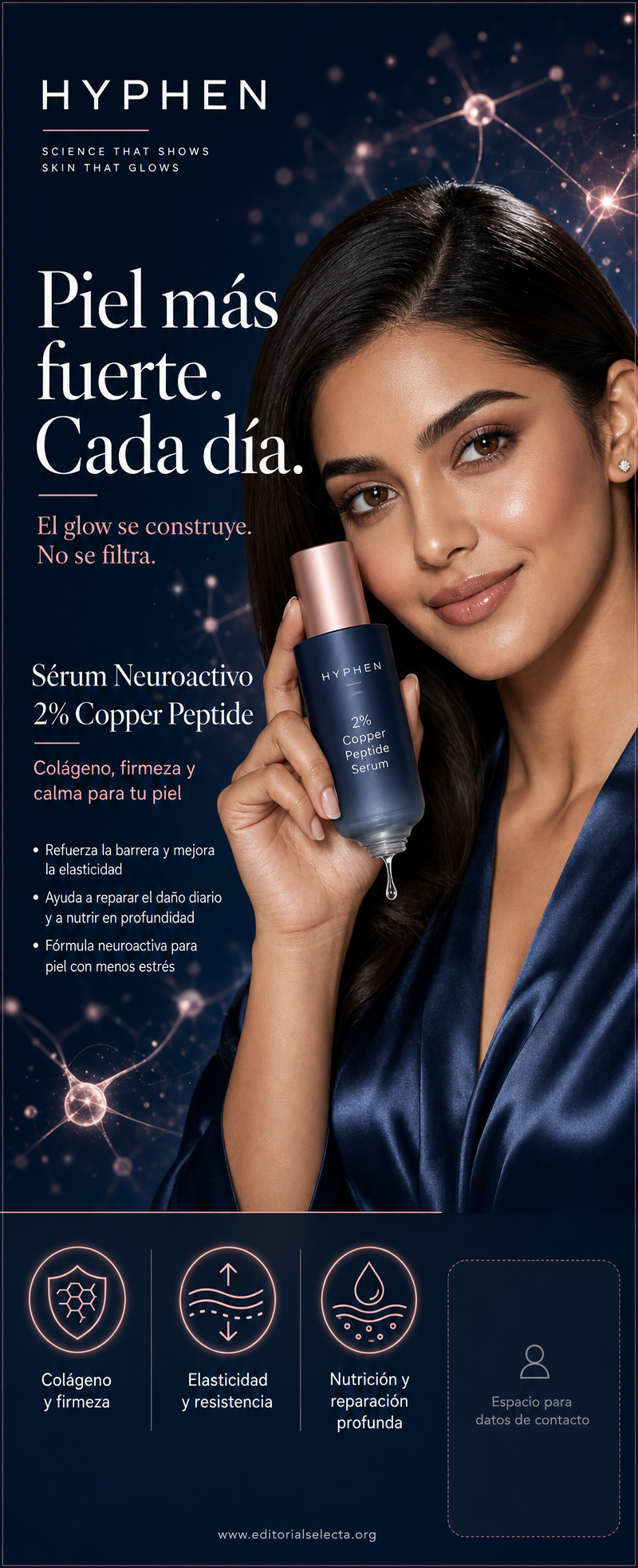 Banner Retráctil (Roll-Up) · Skincare Neuroactivo: Productos diseñados para reducir el es