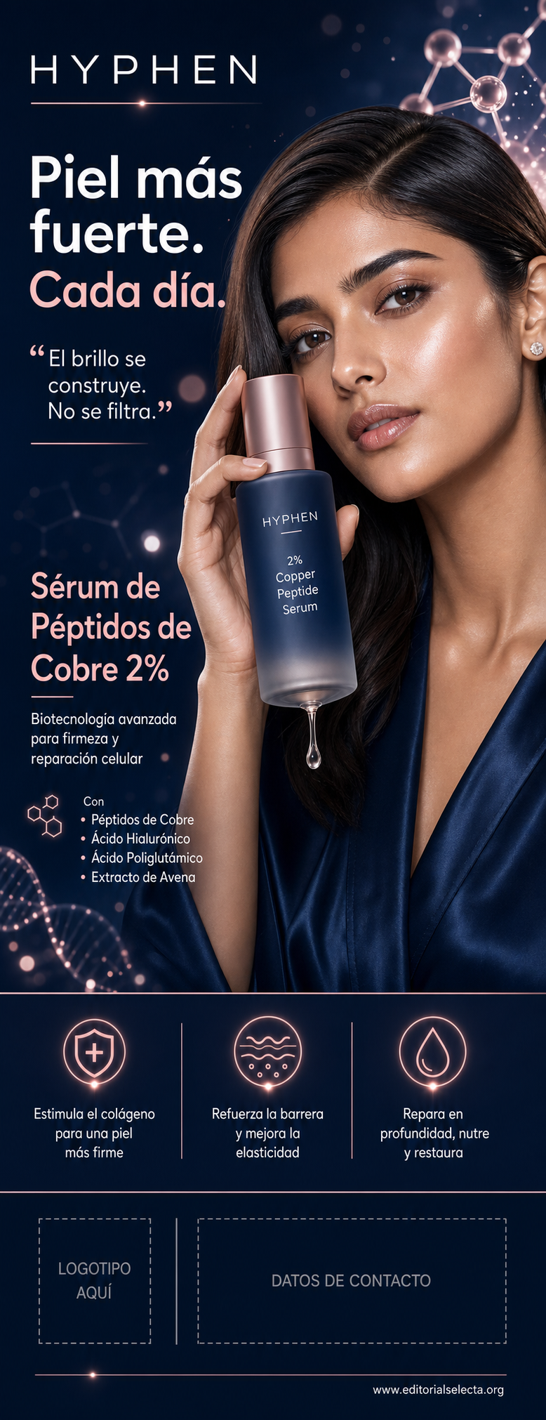 Banner Retráctil (Roll-Up) · Biocosmética y Biotecnología: Uso de células madre, péptidos