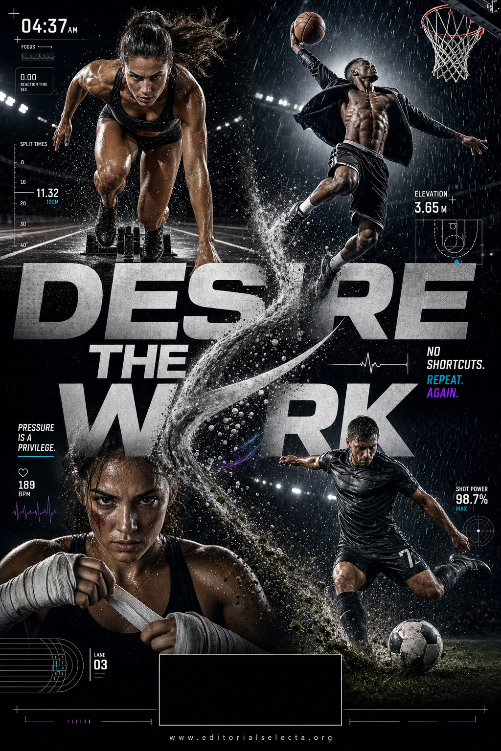 Flyer Media Carta · Deportes de Pelota y Equipo: Fútbol, Baloncesto, Béisbol, Vo (Frente)