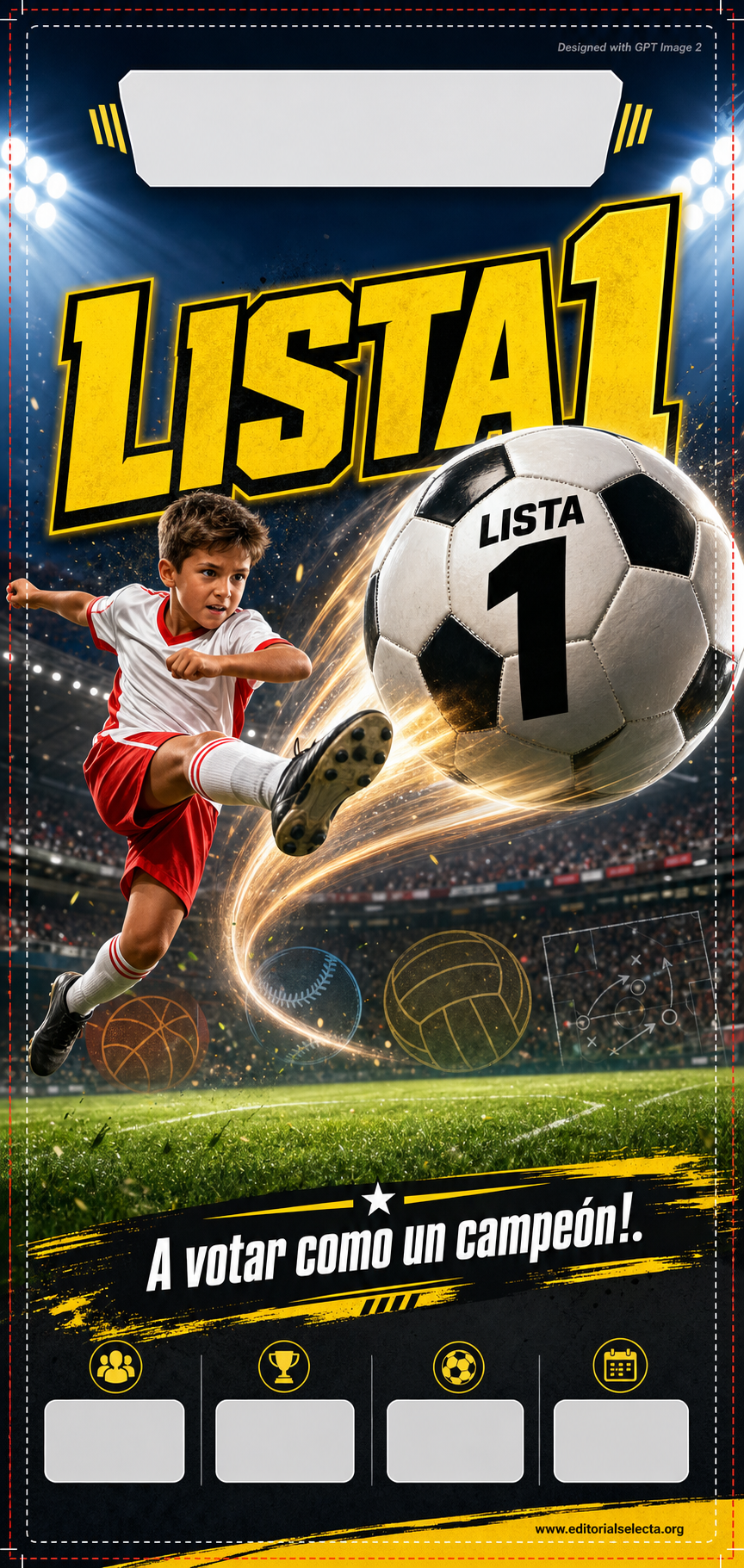 Banner Retráctil (Roll-Up) · Deportes de Pelota y Equipo: Fútbol, Baloncesto, Béisbol, Vo