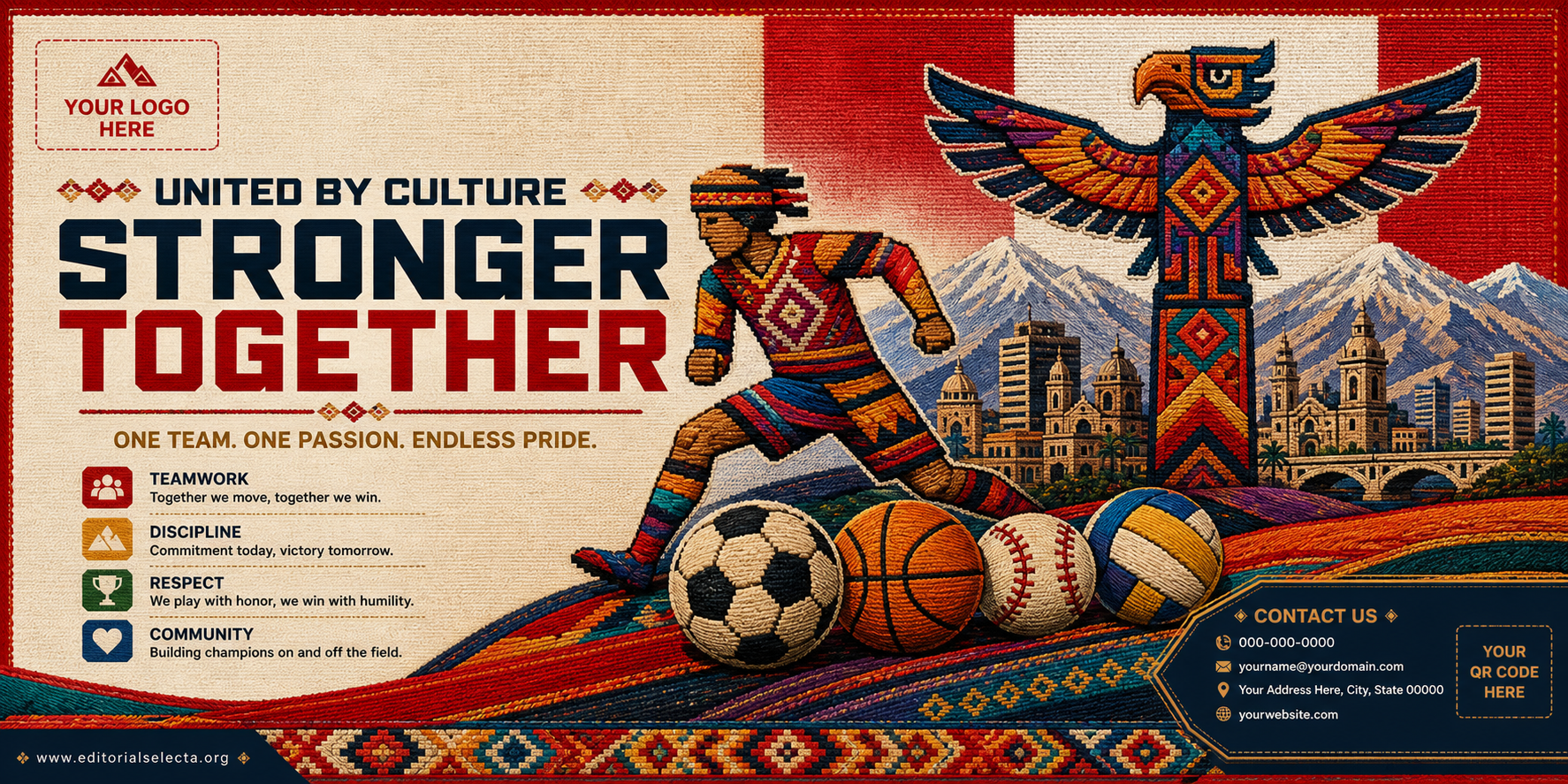 Banner Vinyl · Deportes de Pelota y Equipo: Fútbol, Baloncesto, Béisbol, Vo 4' x 8'