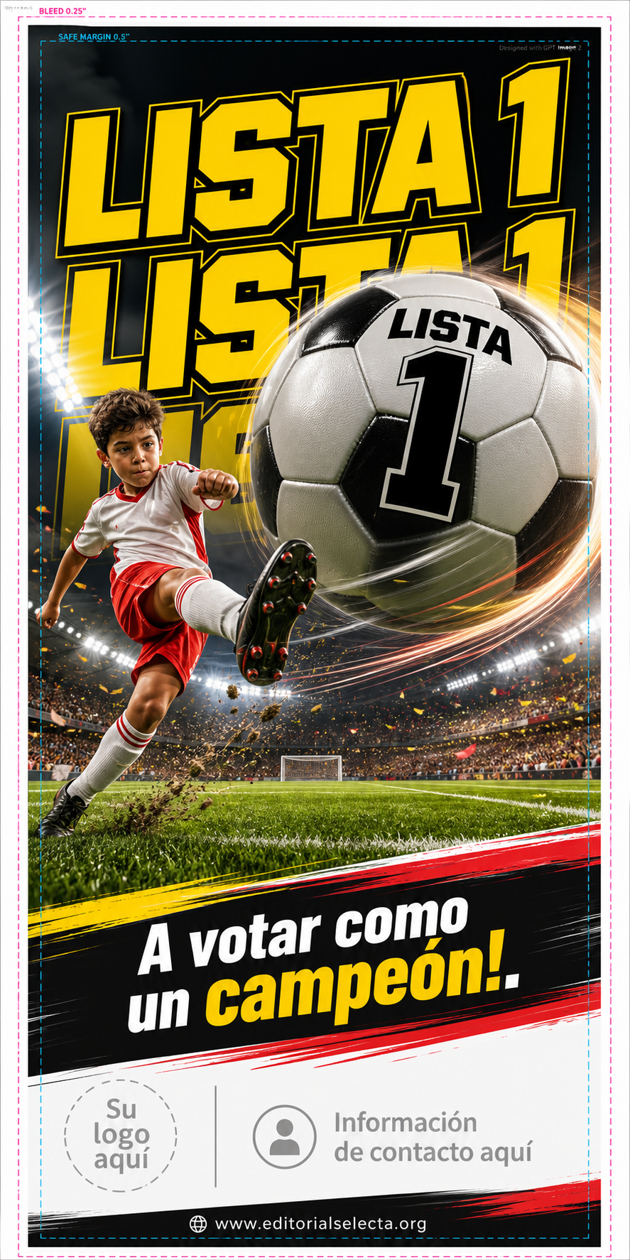Banner Vinyl · Deportes de Pelota y Equipo: Fútbol, Baloncesto, Béisbol, Vo 2' x 6'