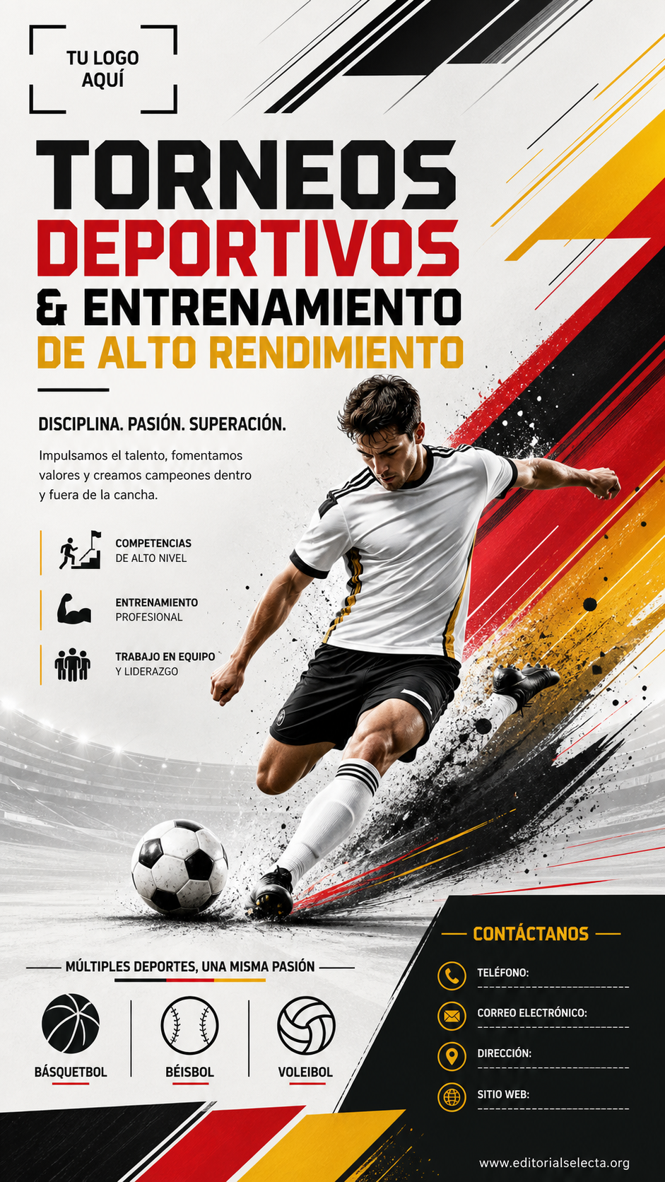 Banner Vinyl · Deportes de Pelota y Equipo: Fútbol, Baloncesto, Béisbol, Vo 3' x 8'
