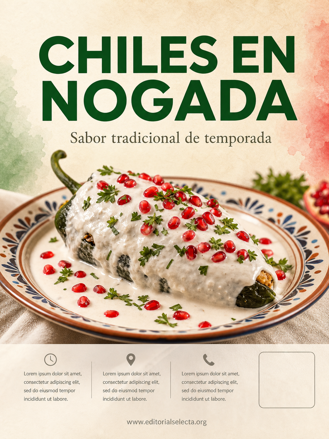 Póster · Comidas