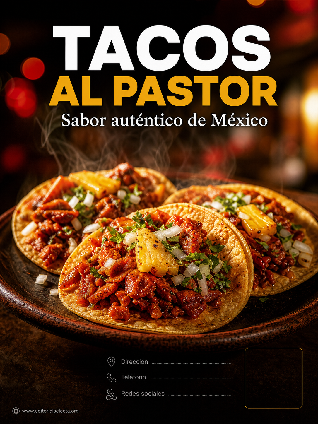 Póster · Comidas