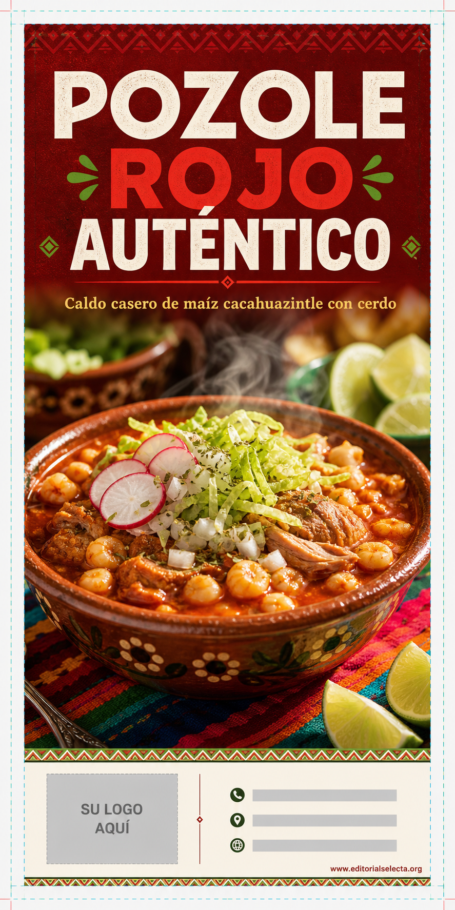 Banner Vinyl · Comidas 2' x 4'