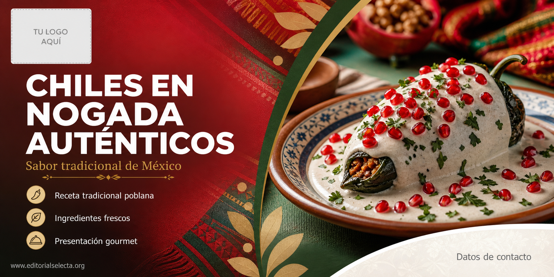 Banner Vinyl · Comidas 4' x 8'