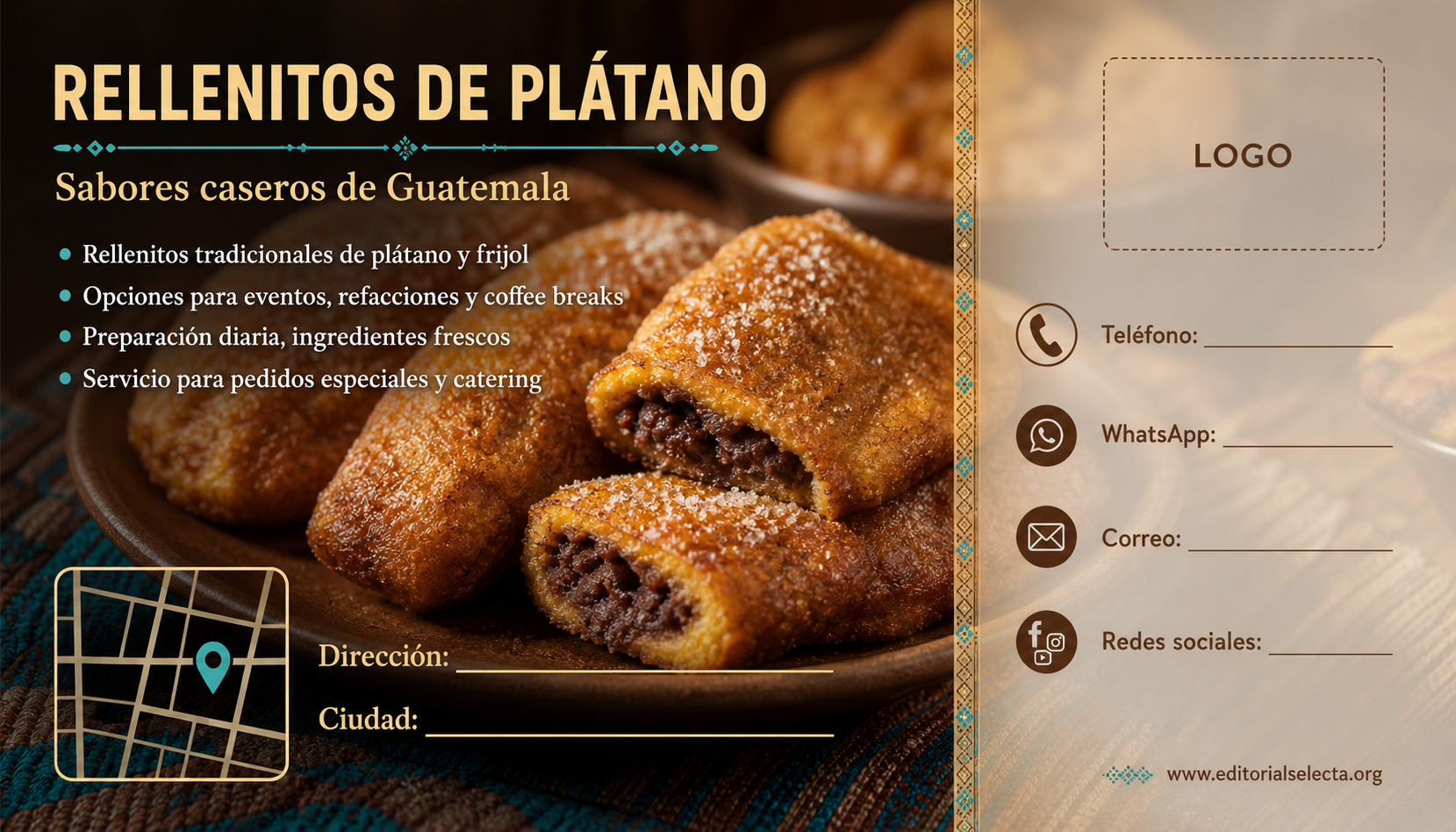 Tarjeta de Presentación Estándar · Guatemala (Frente) 2