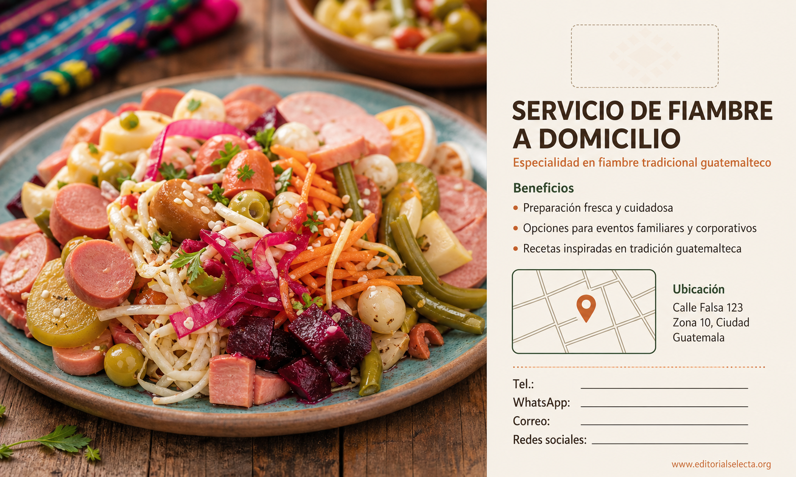 Tarjeta de Presentación Estándar · Guatemala (Frente) 2
