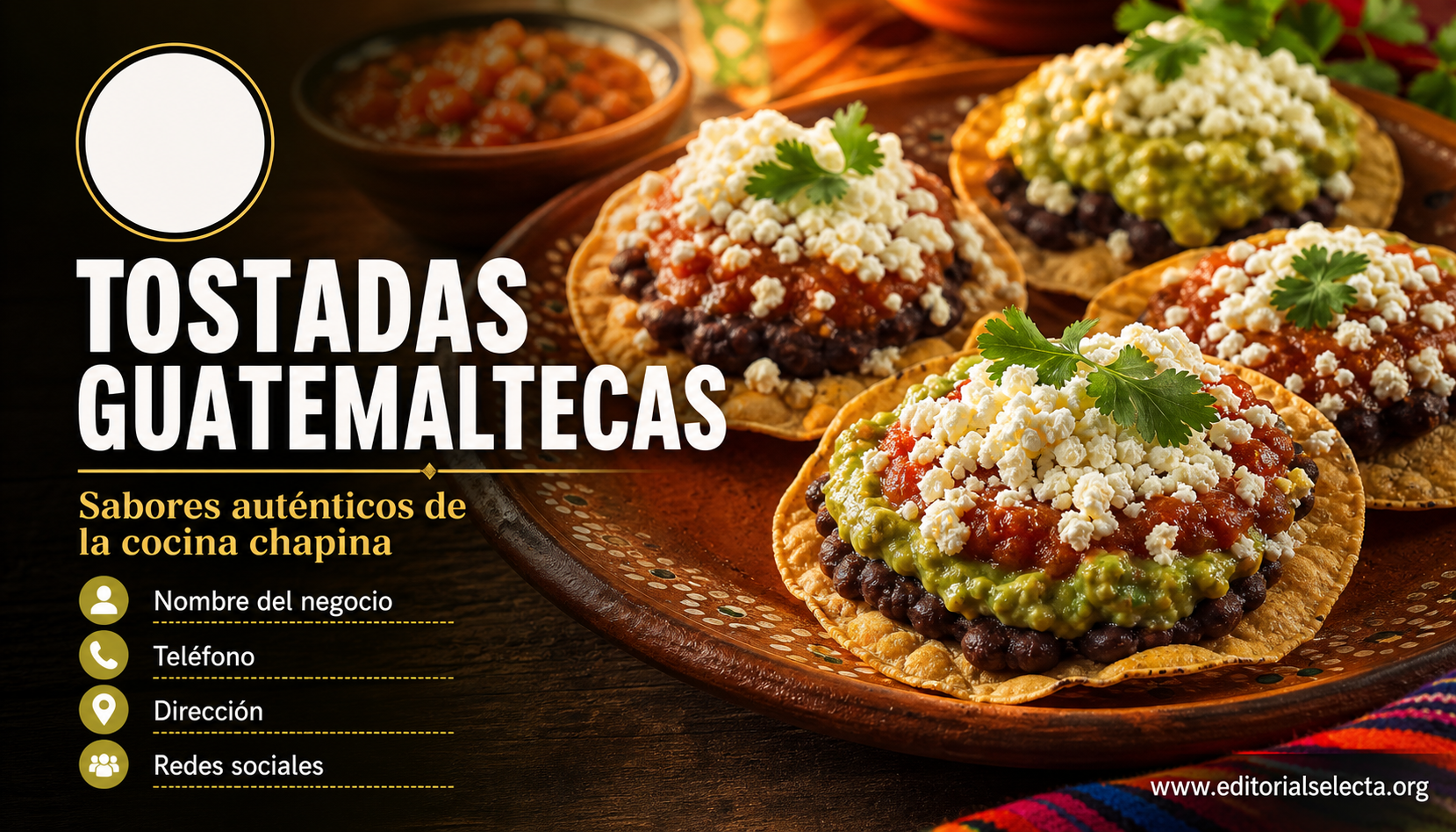Tarjeta de Presentación Estándar · Guatemala (Frente)
