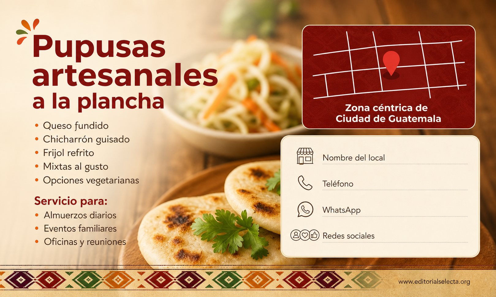 Tarjeta de Presentación Estándar · Guatemala (Frente) 2