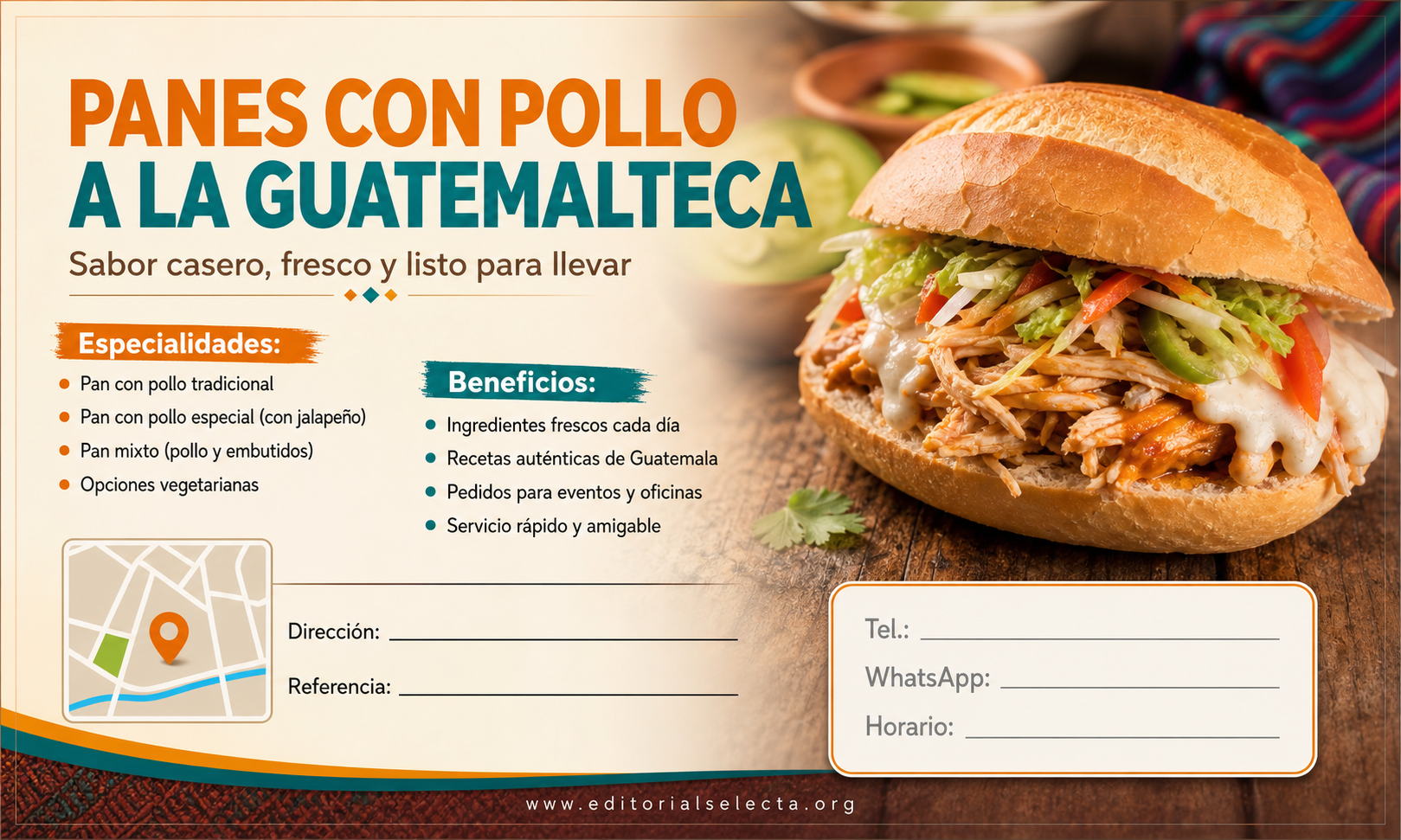 Tarjeta de Presentación Estándar · Guatemala (Frente) 2
