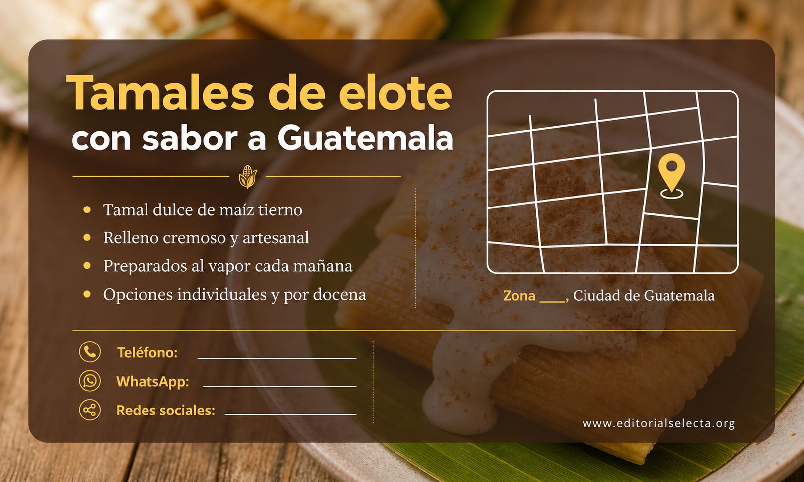 Tarjeta de Presentación Estándar · Guatemala (Frente) 2