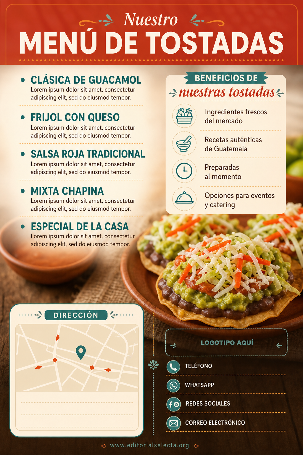 Flyer Media Carta · Guatemala (Frente) 2