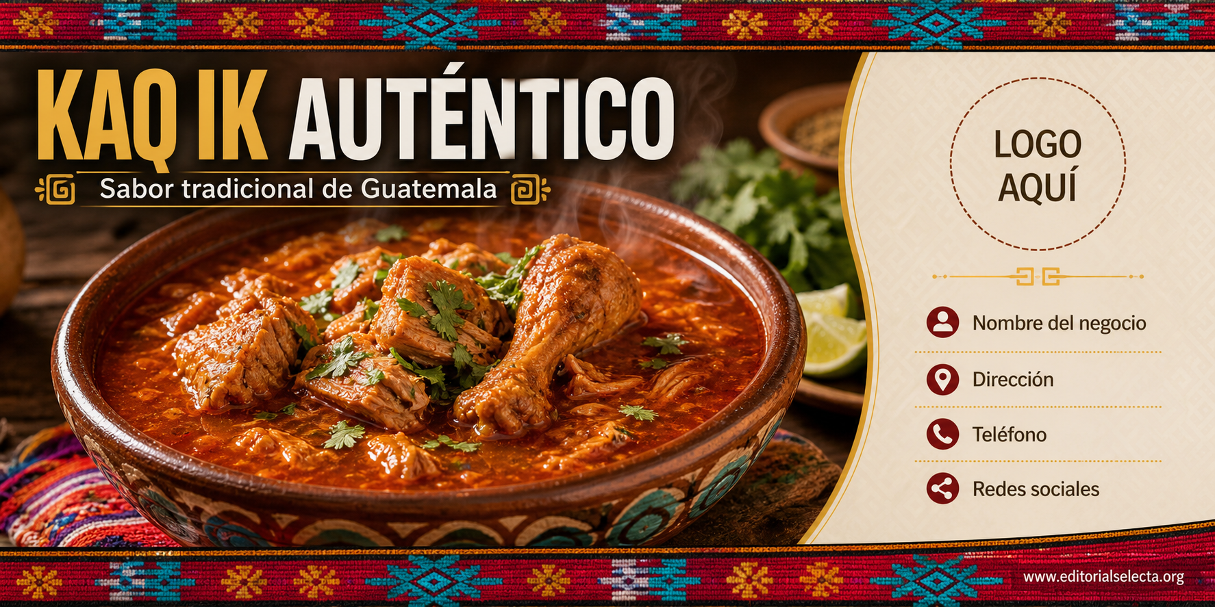 Banner Vinyl · Guatemala 3' x 6'