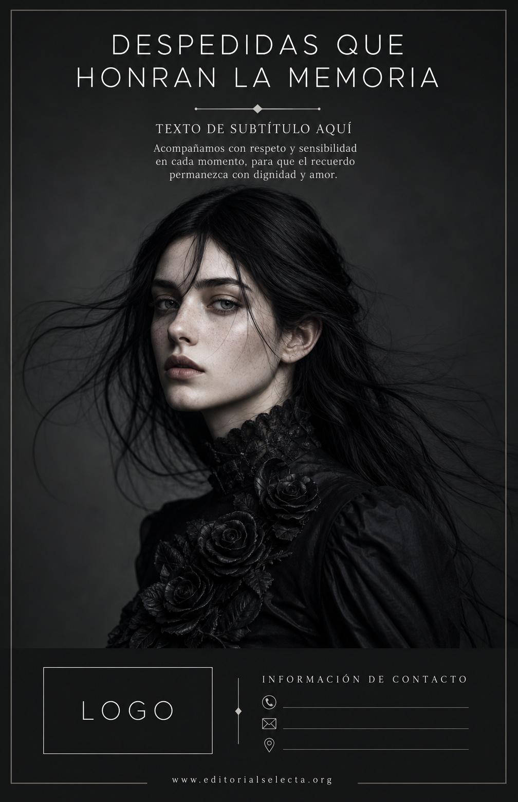 Flyer Media Carta · Funerales (Frente)