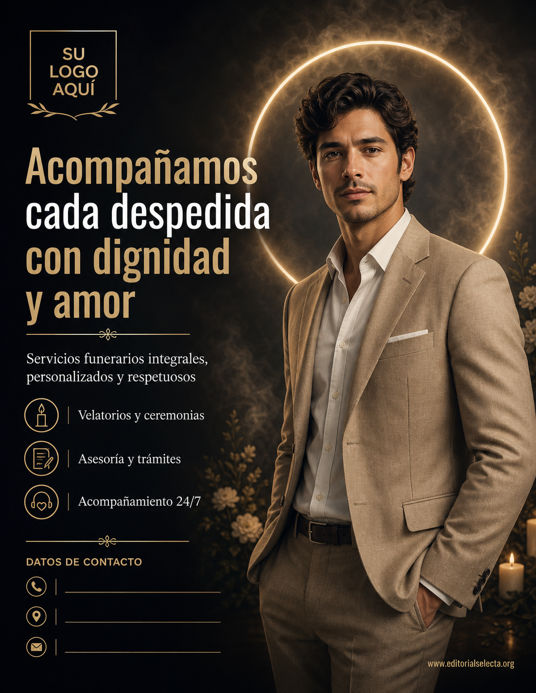 Flyer Carta Completa · Funerales (Frente)