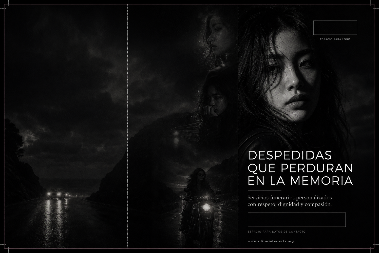 Brochure Tríptico · Funerales (Frente)