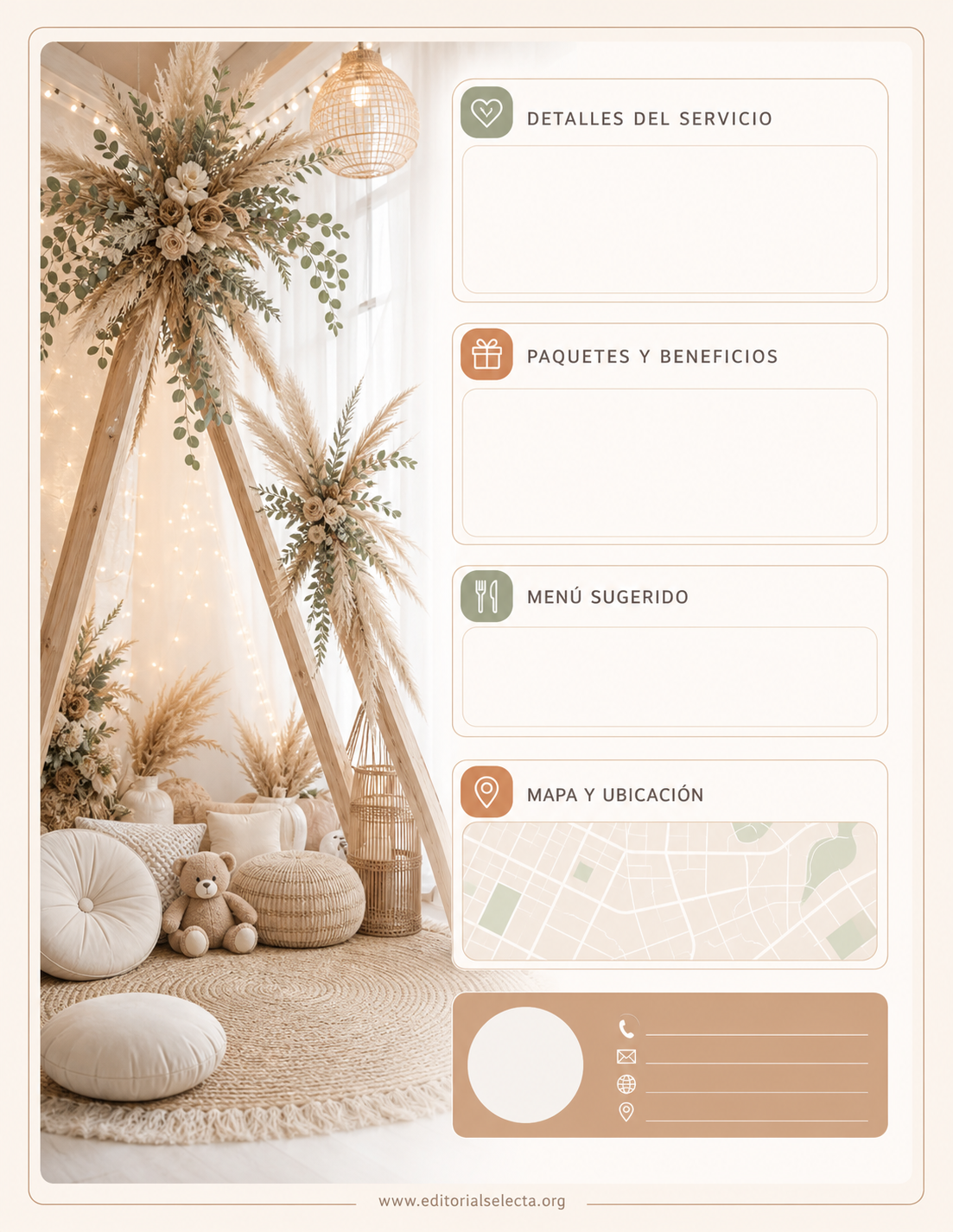 Flyer Carta Completa · Baby Shower (Frente) 2