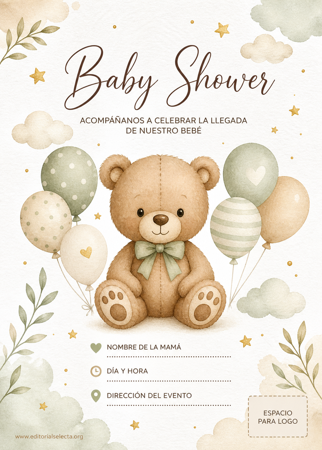 Invitación · Baby Shower (Frente)
